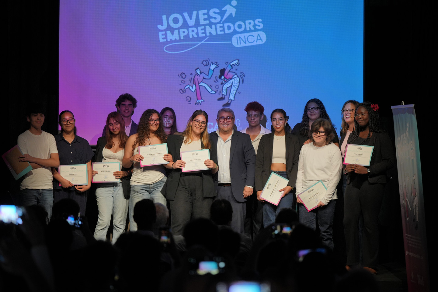 Acte de cloenda de la sisena edició del programa Joves Emprenedors d’Inca 2025-26